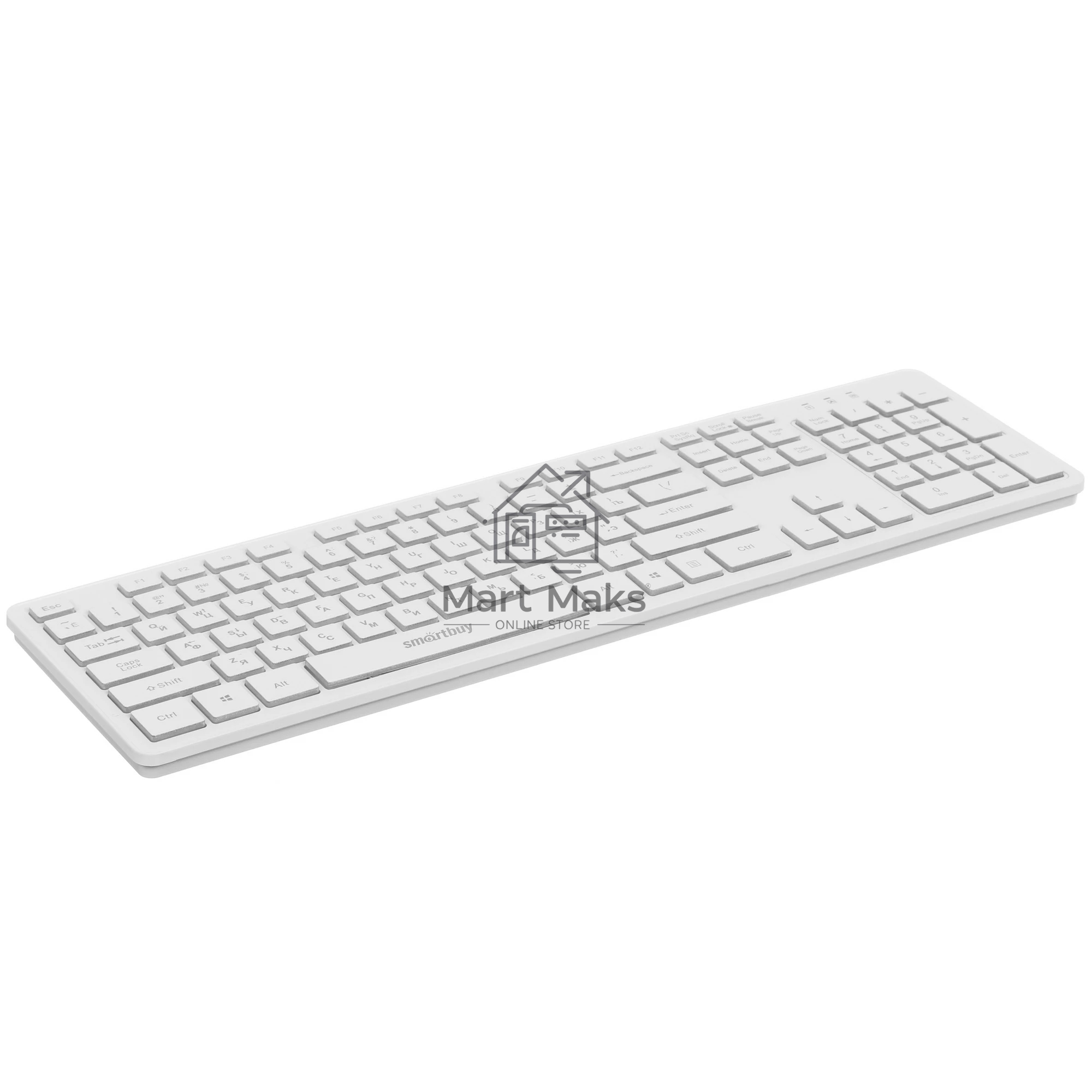 Клавиатура проводная с подсветкой Smartbuy ONE 305 USB белая SBK-305U-W