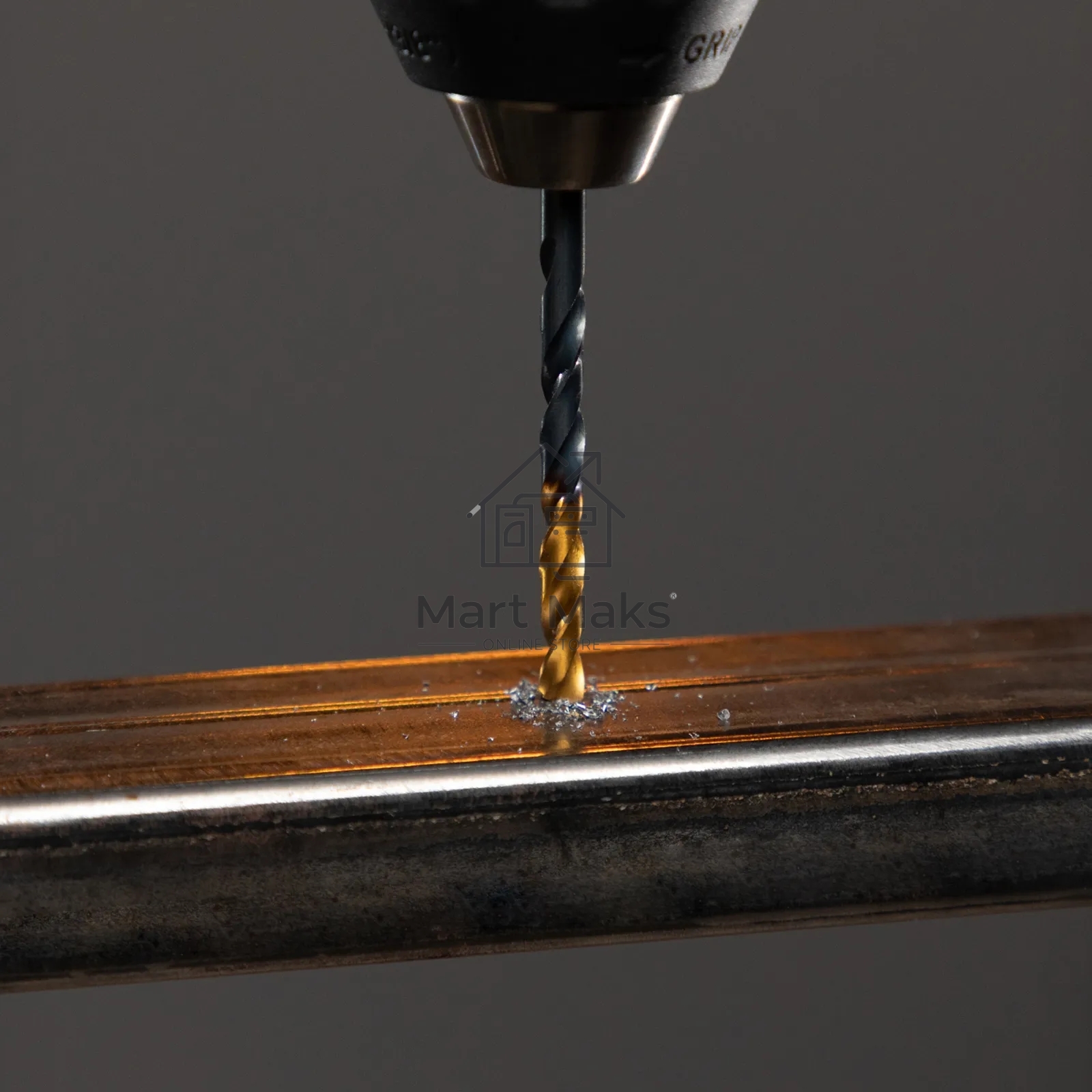 Набор сверл по металлу Denzel 1,5-6,5 мм, HSS-Tin, Golden Tip, 13 шт