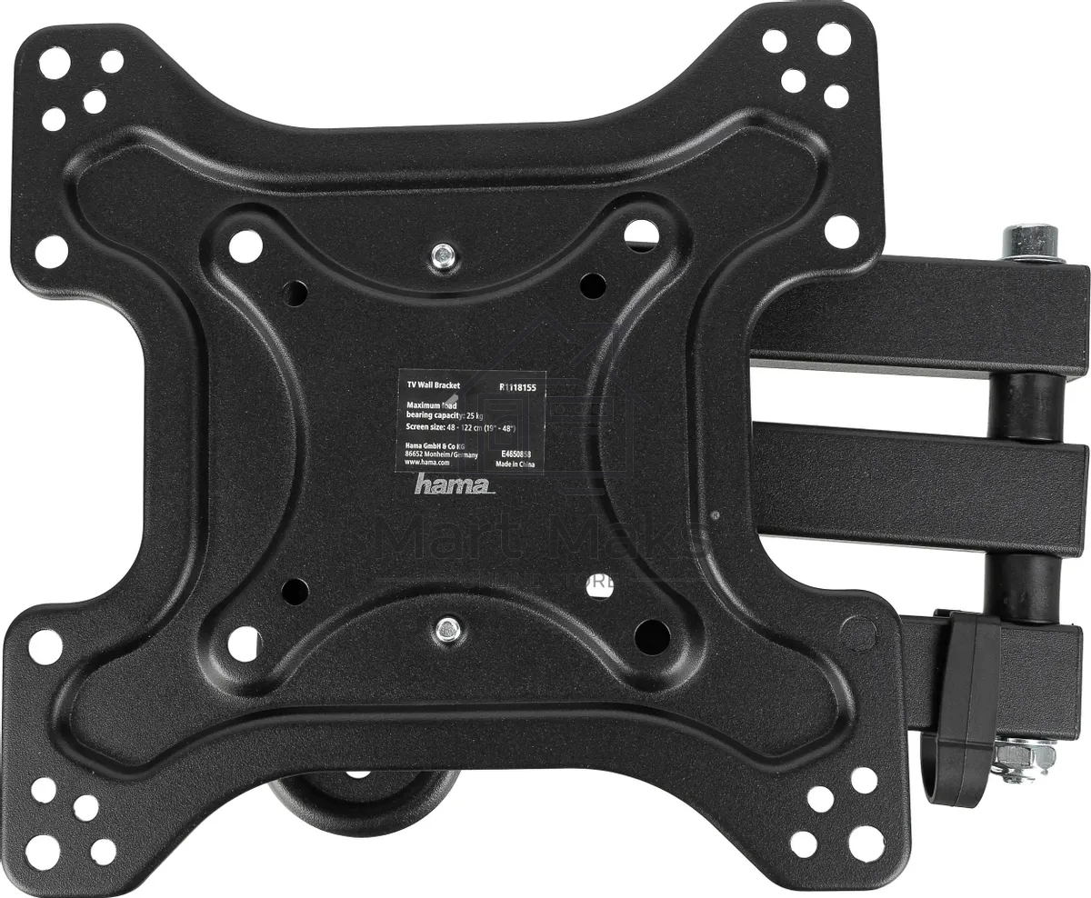 Кронштейн для телевизора Hama R1 118155 черный, 19