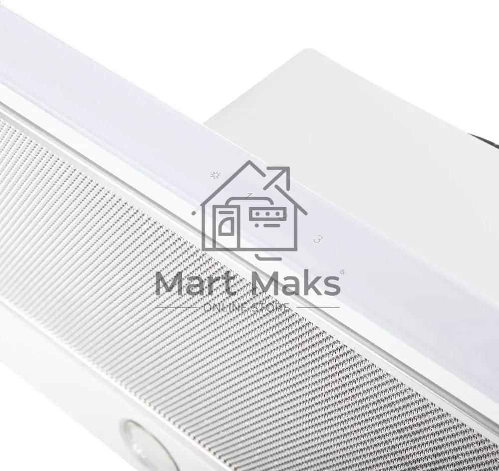 Вытяжка встраиваемая Maunfeld Ouse Touch Glass 60 белый, 60 см, 750 куб. м/ч, 48 дБ