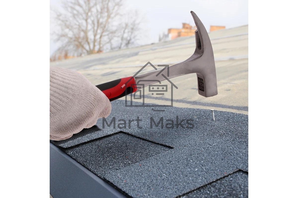 Молоток кровельщика Matrix 600 г, цельнометаллический, двухкомпонентная рукоятка