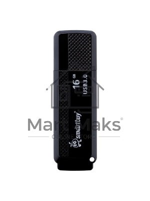 Флешка USB Smartbuy Dock (SB16GBDK-K3), 16Gb, USB 3.0/3.1, R/W 70/25, черный