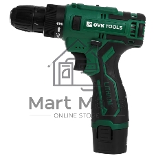 Дрель-шуруповерт Ovk Tools OTCS3AA-12V-1.5A, 12 В, 1,5 Ач, 26 Нм, щеточный