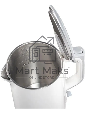 Чайник электрический Panasonic NC-CWK50 1.7л. 1500Вт белый корпус: нерж.сталь/пластик