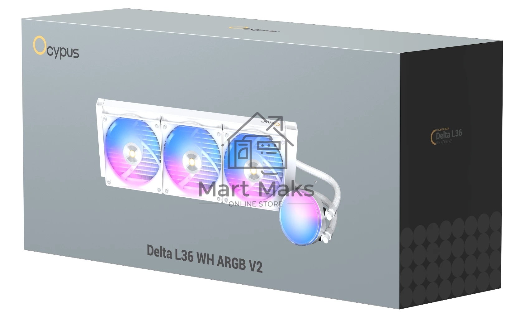 Система охлаждения Ocypus Delta L36 WH ARGB V2 White 300W/ All Intel/ AMD AM* / Screws