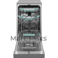 Посудомоечная машина Weissgauff DW 4539 Inverter Touch AutoOpen Inox, серебристый, 44.8 см, 10 компл., сушка конденсационная, 42 дБ, класс A+++