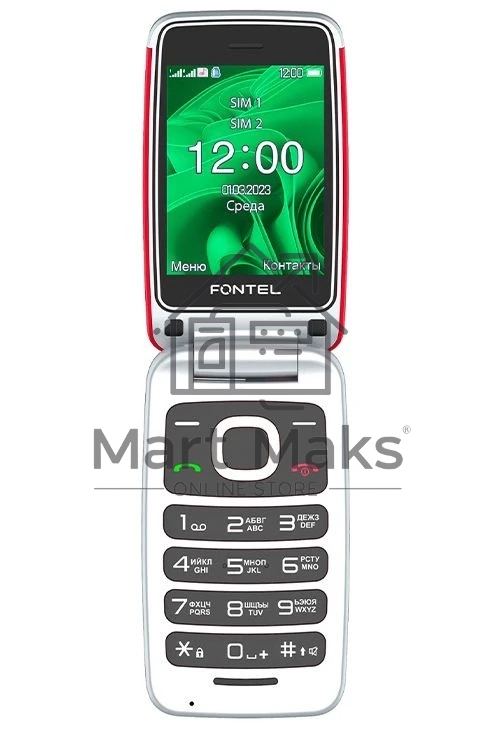 Мобильный телефон FONTEL FL280, красный