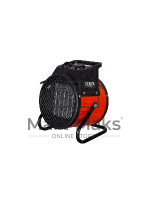 Тепловая электрическая пушка ТЭПК-3K (керам.нагревательный элемент) круглый корпус