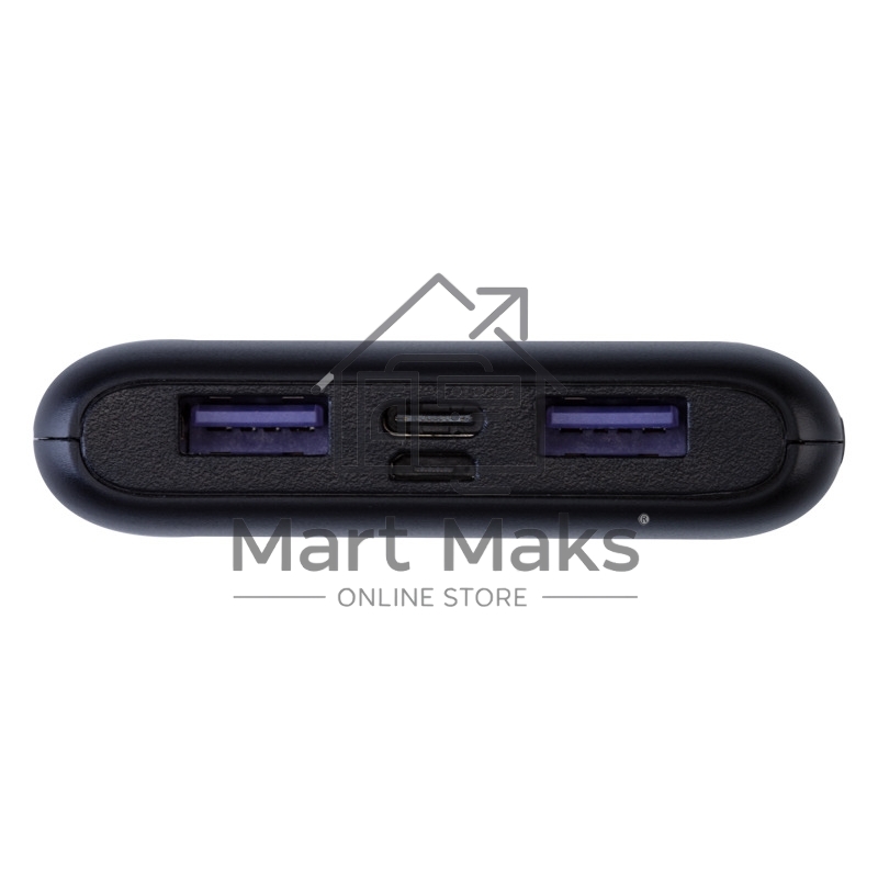 Портативное зарядное устройство Rexant Power Bank (аккумуляторная батарея) 10000 mAh с Quick Charge и Power Delivery, черное