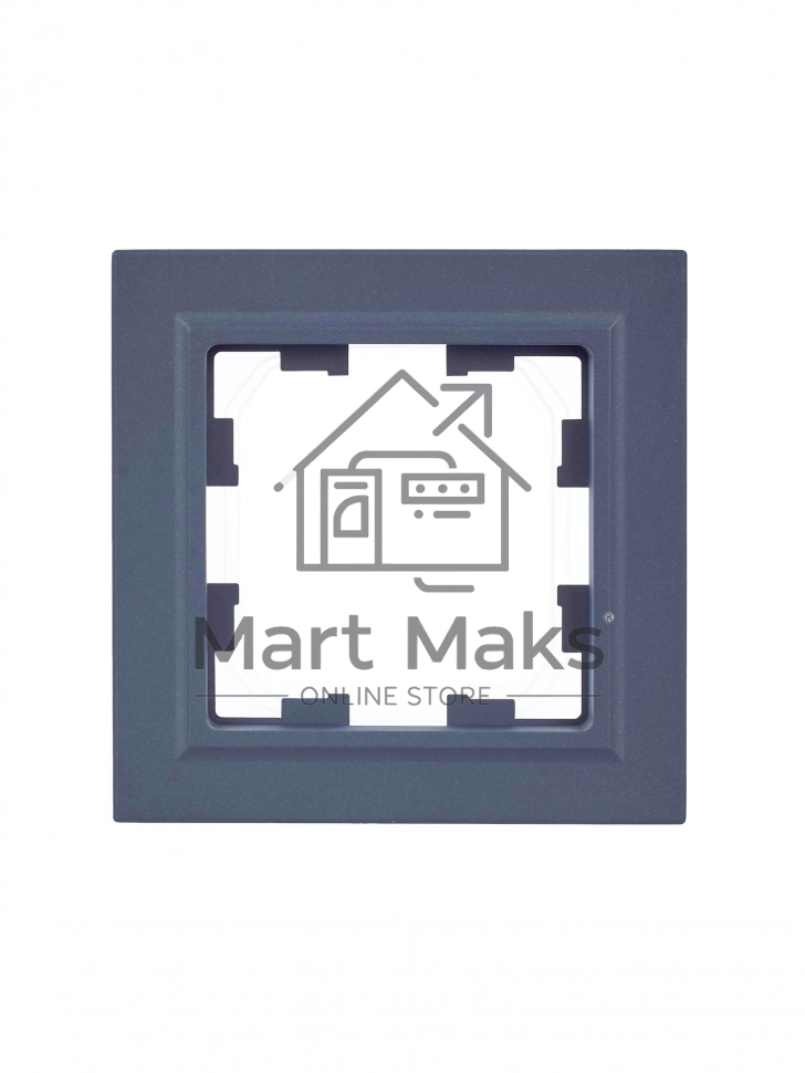 Рамка 1-местная IEK BRITE РУ-1-БрМ-44 IP44 маренго