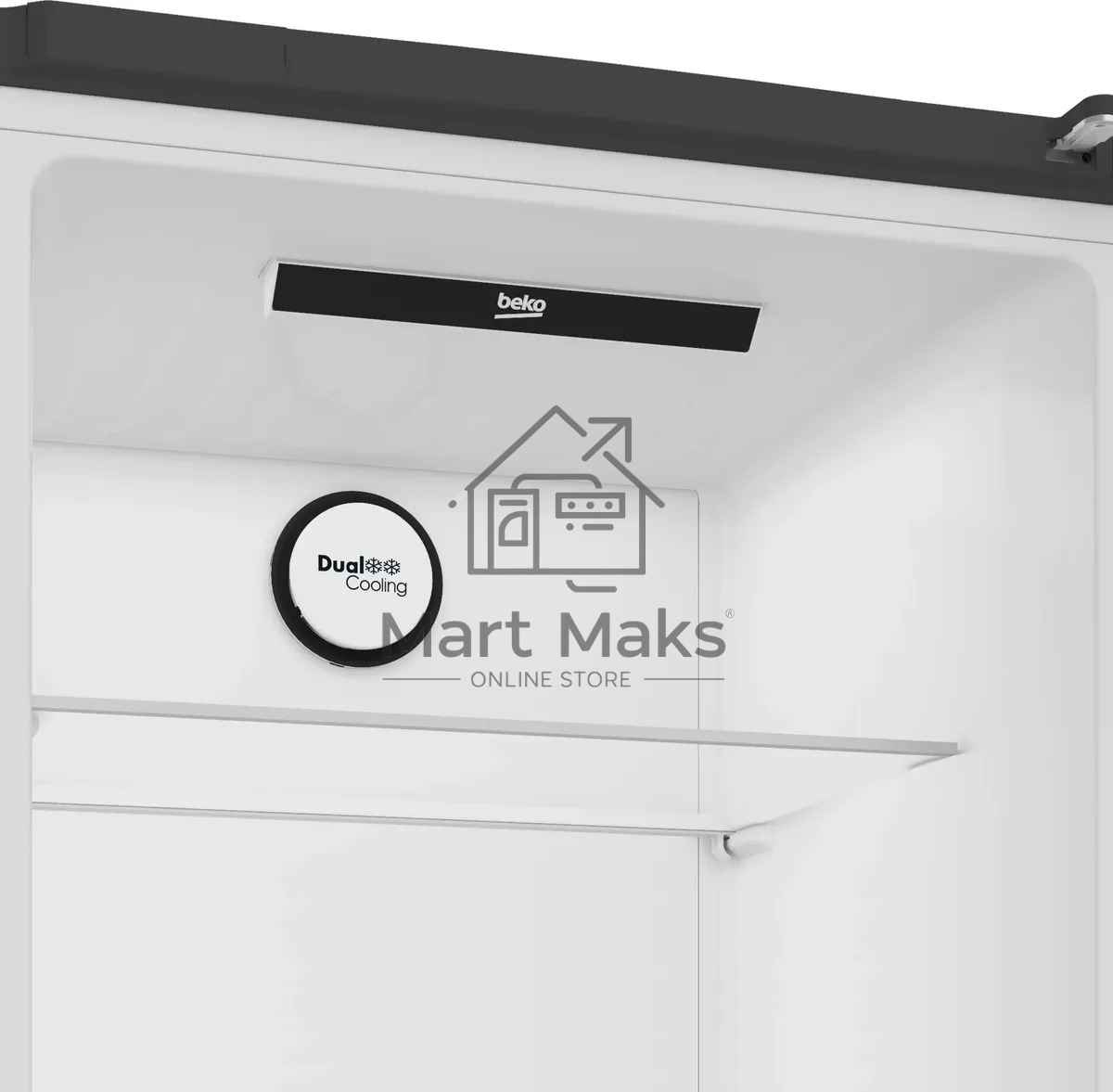 Холодильник Beko B3R0CNK362HG серый, двухкамерный, 220/100л, морозилка снизу No Frost