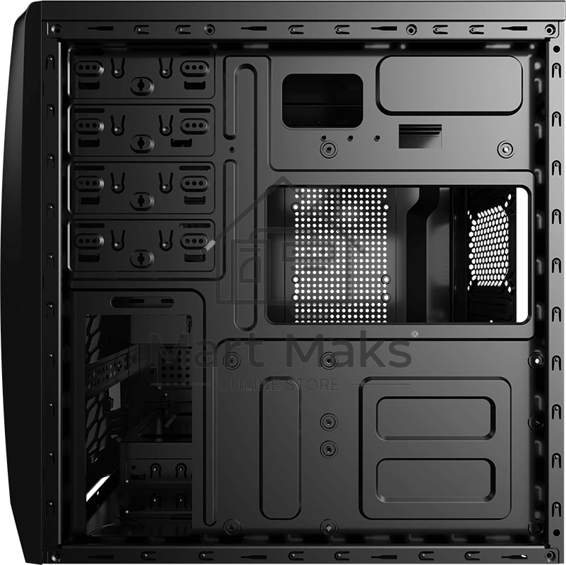 Компьютерный корпус Miditower Aerocool/Formula Cs-1102 черный ATX/micro ATX / mini ITX, USB 3.0 (без БП) 58133