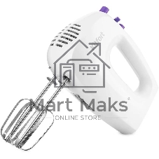 Миксер ручной Kitfort КТ-3071-1 250Вт белый/фиолетовый