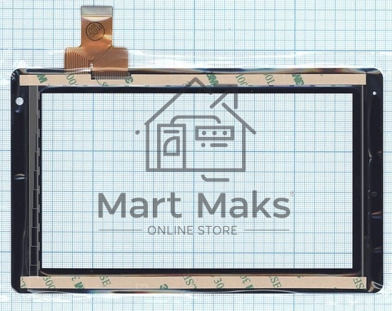 Сенсорное стекло (тачскрин) MGLCTP-70636. черное