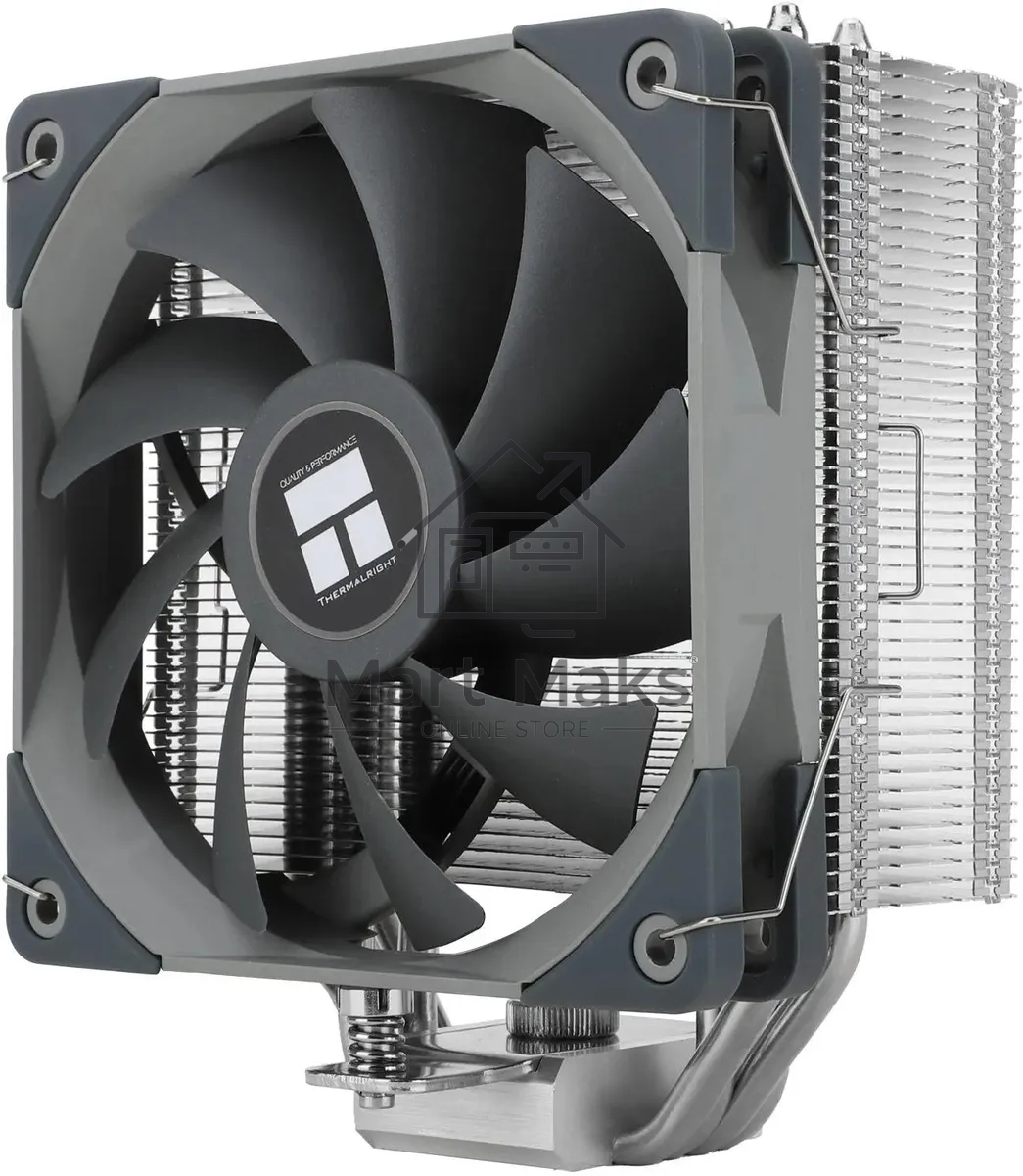 Устройство охлаждения(кулер) Thermalright Assassin Spirit 120 Soc-AM5/AM4/1151/1200/1700 черный 4-pin 25.6dB Al+Cu 900gr Ret (AS120-EVO)