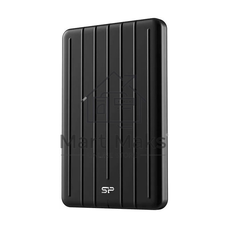Внешний накопитель SSD Silicon Power 512Gb Bolt B75 Pro <SP512GBPSD75PSCK> (USB 3.1 Gen2 Type C, 520/450Mbs, противоударный MIL-STD 810G, 124х82х12mm, 85g) Black