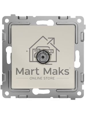 Коннектор TV TOKOV ELECTRIC СП Pixel механизм бежевый