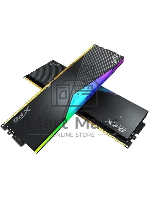 Оперативная память XPG Lancer, DDR5, 32Gb (2x16Gb), 6400MHz, CL32, DIMM, с радиаторами, RGB, черный