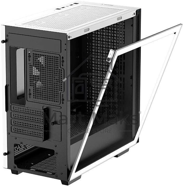 Компьютерный корпус Deepcool CH370 белый без БП mATX 1x120mm 1xUSB2.0 1xUSB3.0 audio bott PSU