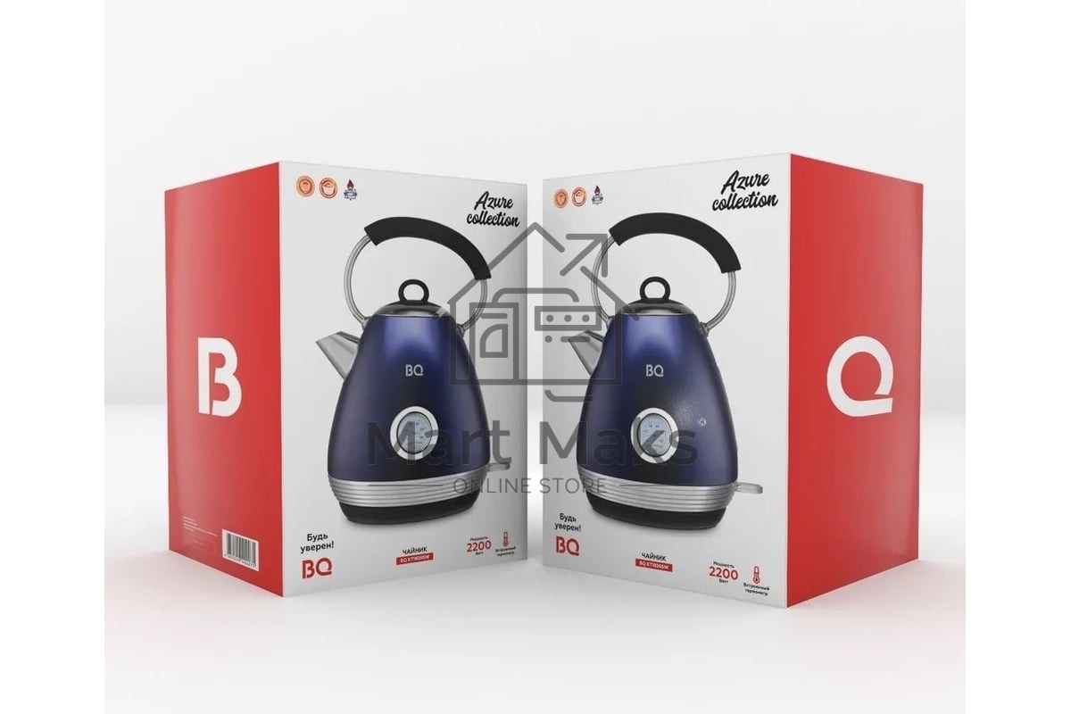 Чайник электрический BQ KT1826SW синий