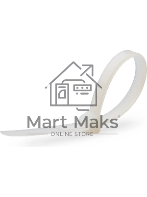 Нейлоновые стяжки FORTISFLEX КСС 4х250 белый 100 штук 49398