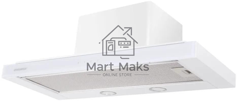 Вытяжка встраиваемая Maunfeld Ouse Touch Glass 60 белый, 60 см, 750 куб. м/ч, 48 дБ