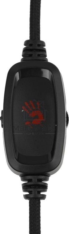 Гарнитура проводная с микрофоном A4Tech Bloody G330p черный 2м мониторные оголовье (G330P)