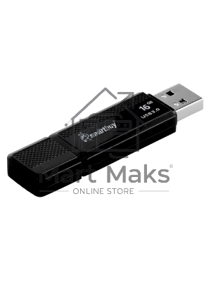 Флешка USB Smartbuy Dock (SB16GBDK-K3), 16Gb, USB 3.0/3.1, R/W 70/25, черный