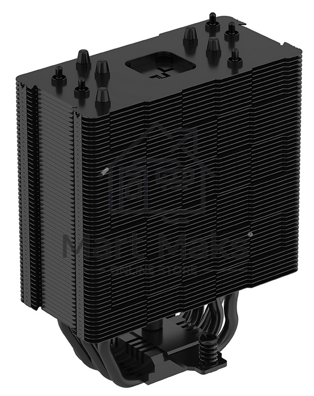Кулер для процессора DEEPCOOL AG500 BK ARGB черный, 120 мм, алюминий/медь, 1850 об/мин, 29.4 дБ, 4 pin, 240 Вт, 155 мм