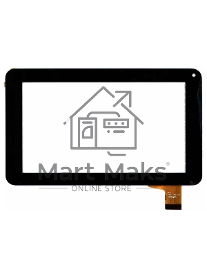 Сенсорное стекло (тачскрин) для DNS E76, черное