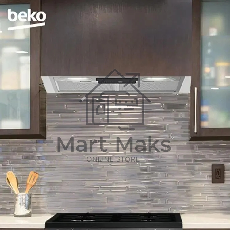 Вытяжка встраиваемая Beko HNU51311SH серебристый, 53 см, 381 куб. м/ч, 61 дБ