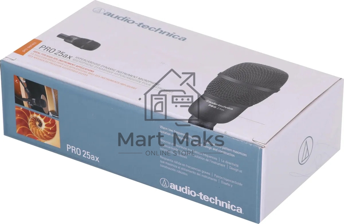 Микрофон проводной Audio-Technica PRO25AX 5м черный