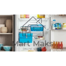 Холодильник Indesit ITS 4180 G серебристый двухкамерный 220/78л морозилка снизу, No Frost