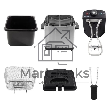 Фритюрница Sakura SA-7676 800Вт, съемная чаша 1,5 л