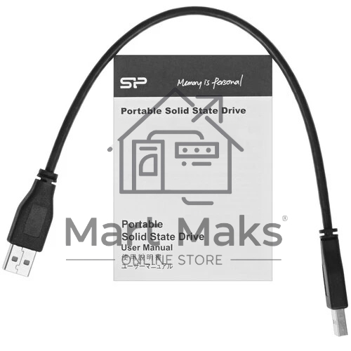 Внешний SSD Silicon Power USB3.2 Gen1 512GB SP512GBPSDS05SAK Stream S05 2.5