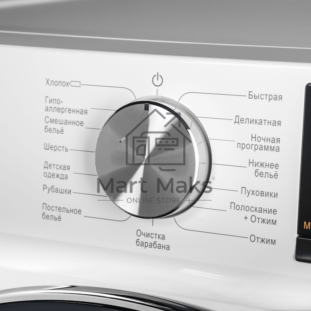 Стиральная машина Maunfeld MFWM127IWH02 белая, загрузка фронтальная 7кг, 1200 об/мин., класс: A+++