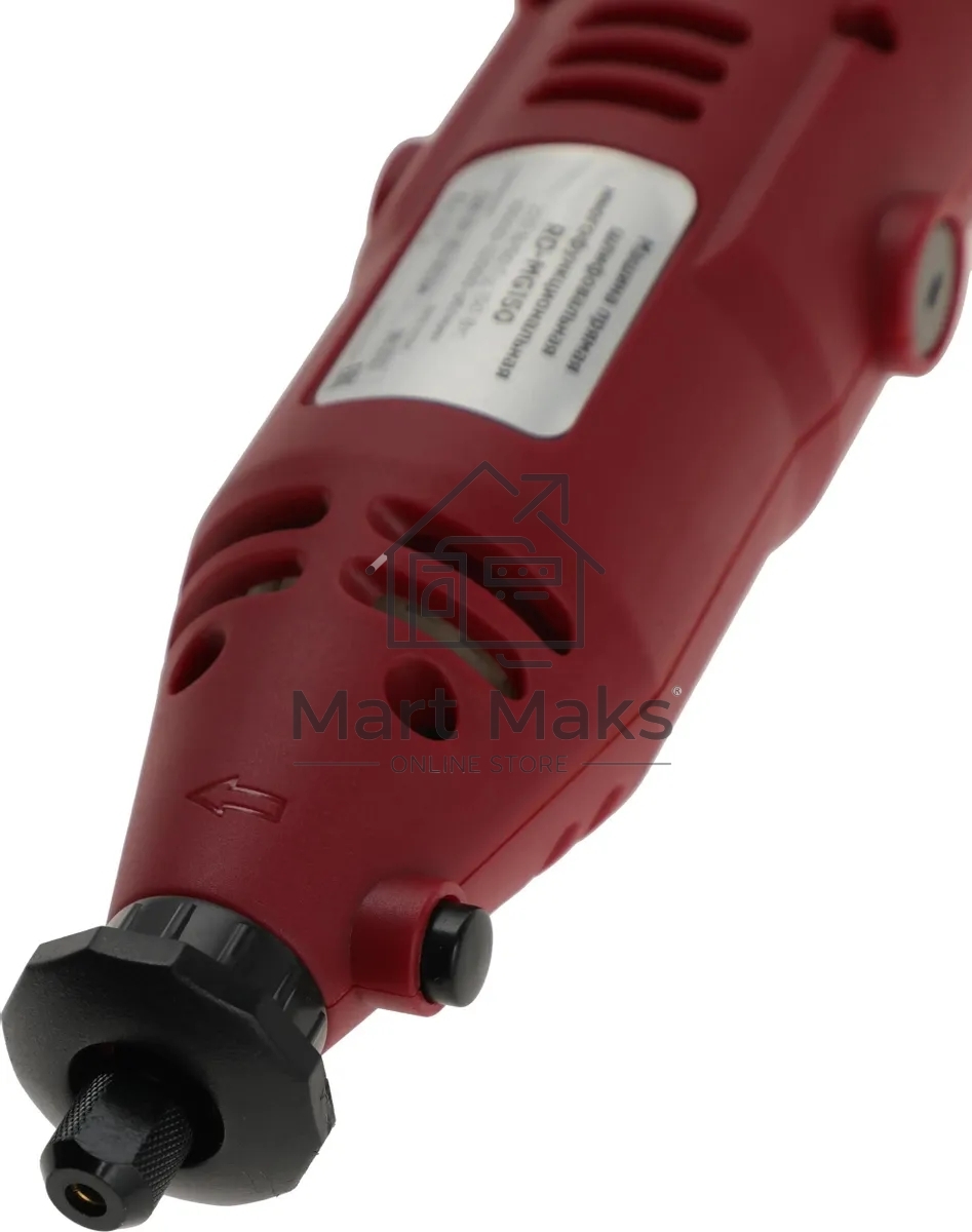 Машина прямая шлифовальная RD-MG150. 150Вт; 10000-32000 об/мин; диаметр цанг 2,3/3,2 мм; набор 100 насадок; вес- 0,8кг