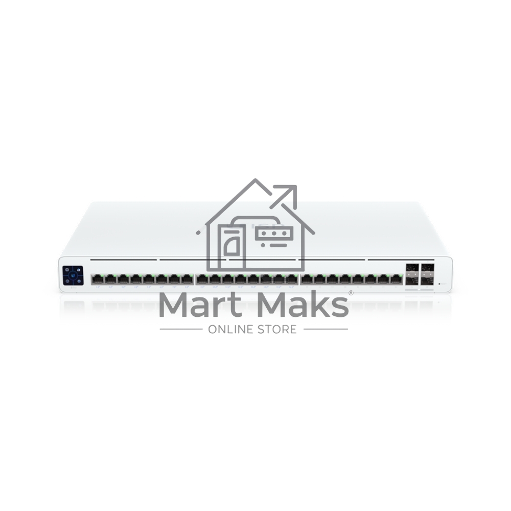 Коммутатор Ubiquiti UISP Switch Pro PoE-коммутатор, 24х 1G RJ45, 4х 10G SFP+, раздача 220 Вт