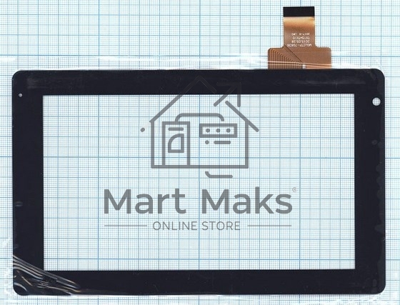 Сенсорное стекло (тачскрин) MGLCTP-70636. черное