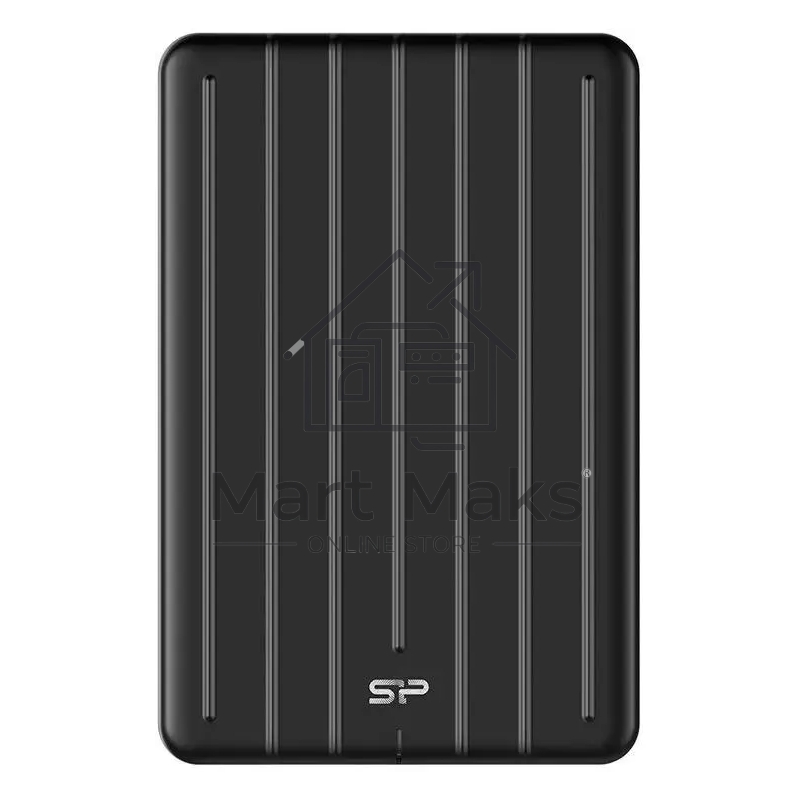 Внешний накопитель SSD Silicon Power 512Gb Bolt B75 Pro <SP512GBPSD75PSCK> (USB 3.1 Gen2 Type C, 520/450Mbs, противоударный MIL-STD 810G, 124х82х12mm, 85g) Black