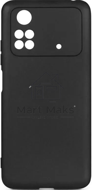 Чехол (клип-кейс) DF poCase-03 для Xiaomi Poco M4 Pro черный