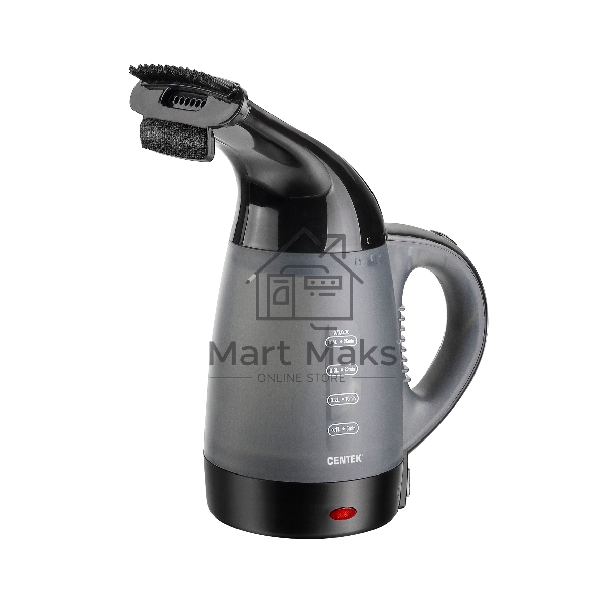 Отпариватель Centek CT-2381 серый/черный, 600 Вт, 15 г/мин, 400 мл