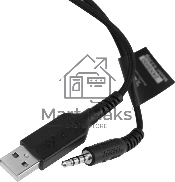 Гарнитура проводная с микрофоном A4Tech Bloody G330p черный 2м мониторные оголовье (G330P)