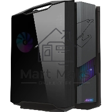 Корпус Gigabyte AORUS C601G Glass Black, Full-Tower, чёрный, закалённое стекло, ARGB подсветка, 4 x 140 мм (3 спереди, 1 сзади)