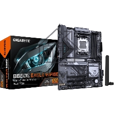 Материнская плата Gigabyte B650E EAGLE WIFI6E, AM5, AMD B650E, 4xDDR5, 4xSATA, 3xM.2, 1xPCIe 5.0 x16, 1xPCIe 4.0 x4, 2xPCIe 3.0 x1, 1xHDMI, 1xDP, 1x2.5Gb LAN, Wi-Fi 6E, Bluetooth 5.3, 1xUSB-C 5Gbps, 2xUSB-A 10Gbps, 2xUSB-A 5Gbps, 4xUSB-A 2.0, 1xPS/2, 3x3.5 мм, 7.1, ATX