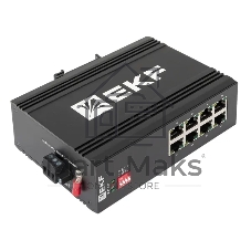 Коммутатор EKF TSX-U-8GTP, 8×1 Гбит/с PoE, неуправляемый