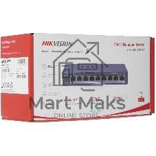Коммутатор Hikvision DS-3E1309P-EI(O-STD)(B), 8×100 Мбит/с PoE + 1×1 Гбит/с, настраиваемый