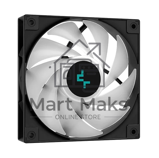 Кулер для процессора DEEPCOOL AG500 BK ARGB черный, 120 мм, алюминий/медь, 1850 об/мин, 29.4 дБ, 4 pin, 240 Вт, 155 мм