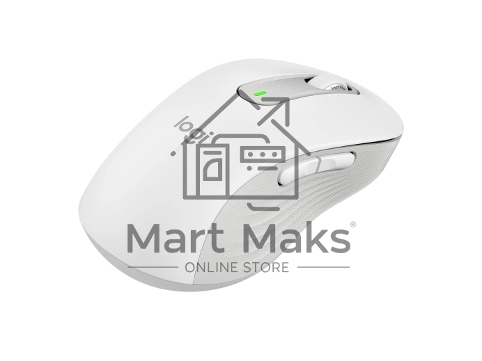 Мышь беспроводная Logitech Signature M650 L белый, 4000 dpi, радиоканал, Bluetooth, USB, кнопки - 5