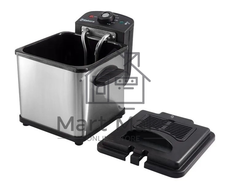 Фритюрница Sakura SA-7676 800Вт, съемная чаша 1,5 л